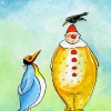 clownrabe-und-pinguin